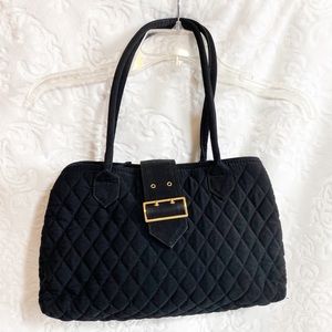 Vera Bradley Black Microfiber Bag